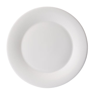 White bone china dinner plates set of 6